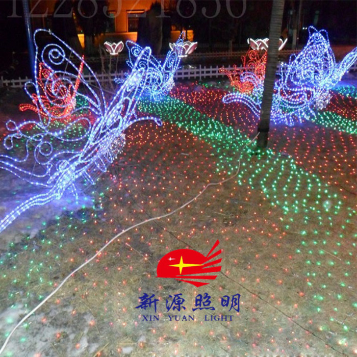 鱼网灯 led七彩网灯 led彩灯_新源照明_义乌国际商贸