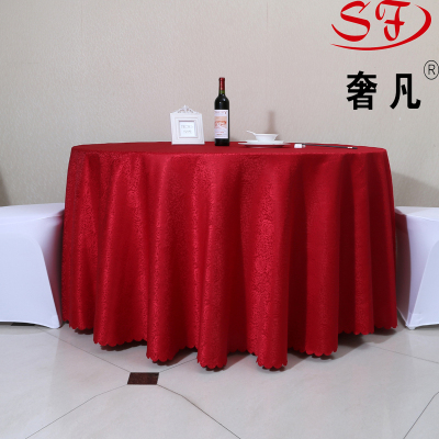 Custom hotel banquet table cloth dining table cloth table cloth art.