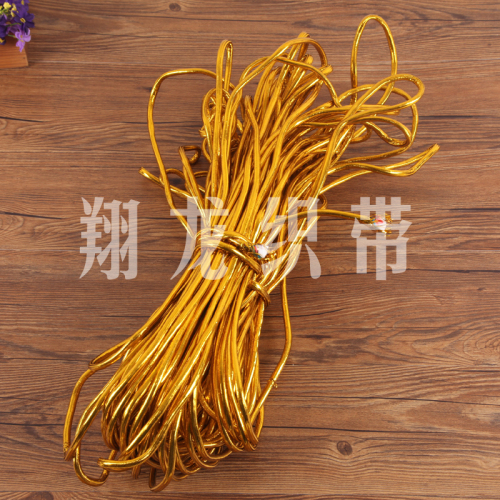 Non-Elastic Wire Gold and Silver Snake Rope Spot Sale Dark Gold