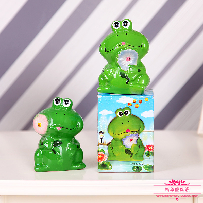 存钱罐创意可爱陶瓷储钱罐青蛙储蓄罐 儿童礼物