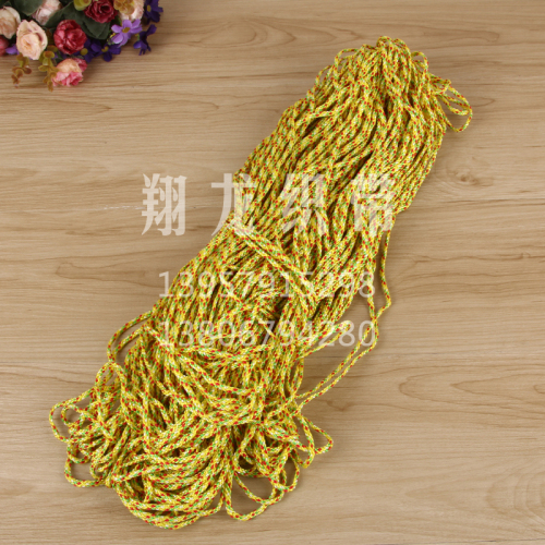Yellow Polypropylene Flower Rope Stereotyped Rope Factory Direct Sales