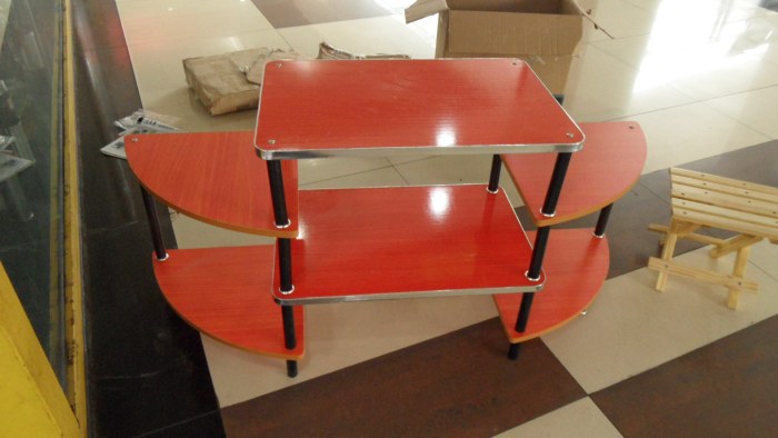 木质简易多层电视架桌子外销非洲厂家直销价格