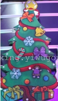 led彩灯闪灯花式灯支架灯圣诞新年装饰灯磨砂