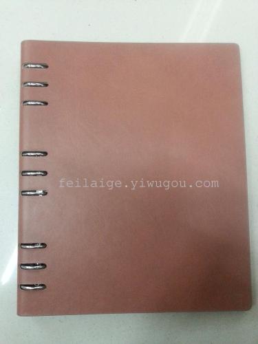 cheap handling 9-hole notebook loose spiral notebook cover
