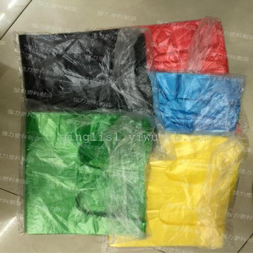plastic bag packaging bag factory direct sales new material 26 * 40cm vest bag five colors