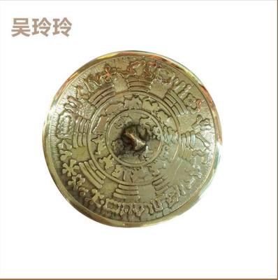 Long term supply of classical 12 zodiac mirrors exquisite quality yellow bronze mirror