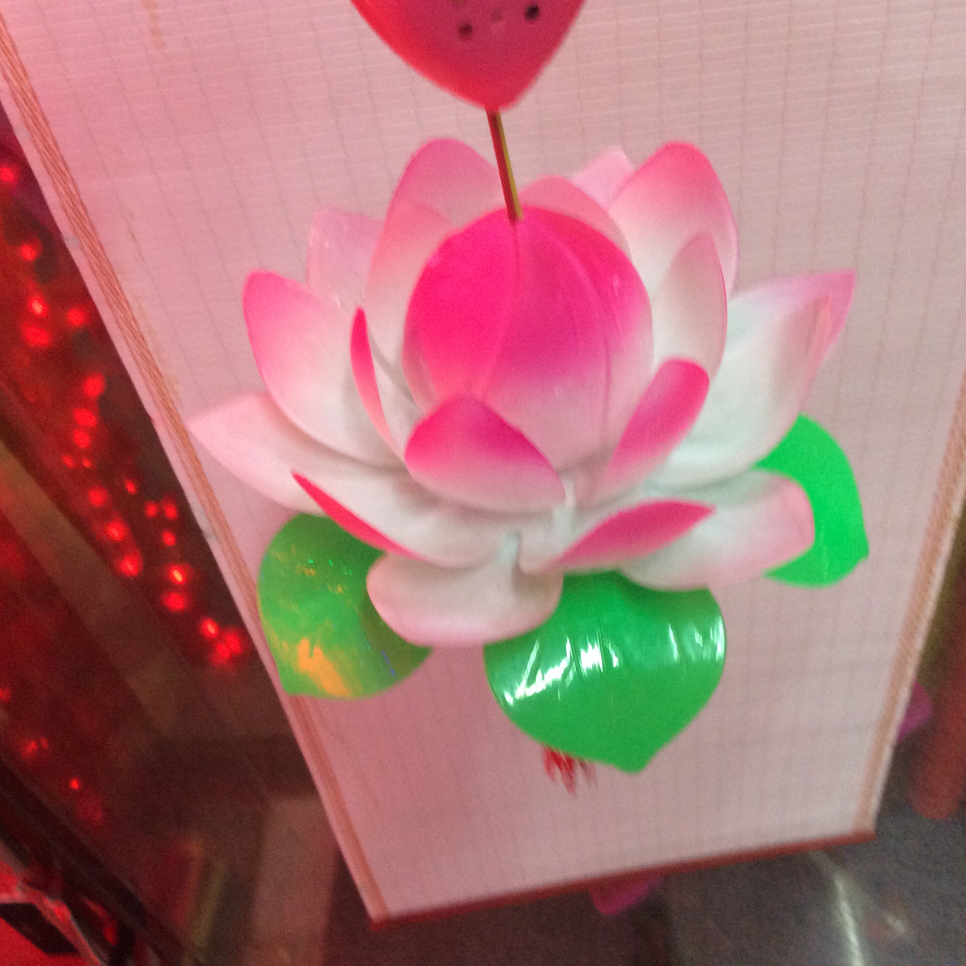 荷花手提灯笼 音乐灯 儿童玩具灯