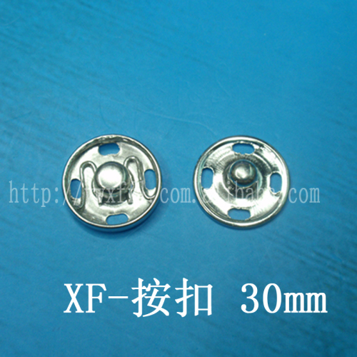 Factory Direct Sale Metal Snap Button Invisible Snap Button Snap Button Female Button 30mm Button Clothing Accessories