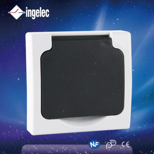 Exquisite Switch with Light Switch Single Dual-Control Switch Black Waterproof Outdoor， wholesale