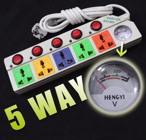 Factory Direct 5-Bit Timer Color Multi-Function Jack with Independent Switch Patch Board