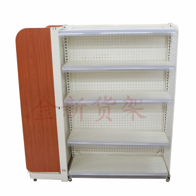 Double side small shelf factory direct selling gold new shelf