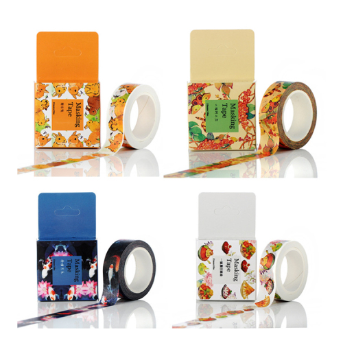 [AGU] Washi Tape Color Decorative Stickers Hand Tear and Paper Adhesive Tape