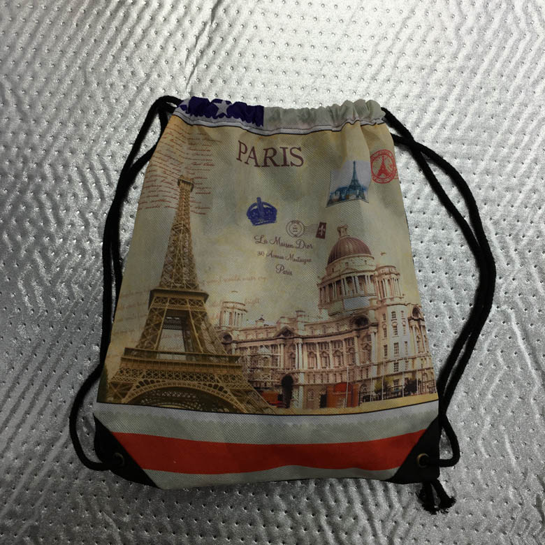 Non-woven fabric smoking bag. Backpack
