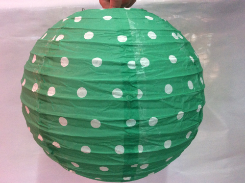 Customized 3-36-Inch Paper Lantern with Complete Colors Can Be Used as Logo Pattern