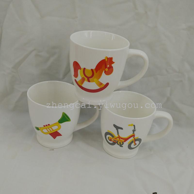 陶瓷杯 卡通杯  广告礼品杯 儿童卡通杯