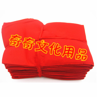 Wholesale 0.9 meters high quality. Isosceles triangle cotton red scarf 1 wholesale
