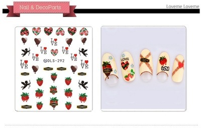 Nail Beauty Water Printing Stickers Decals Nail Sticker Korean Nail Stickers DLS291-300