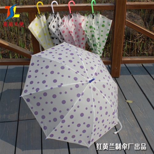 10 yuan store environmental protection round idea plastic frosted umbrella stall supply umbrella wholesale yiwu factory direct sales