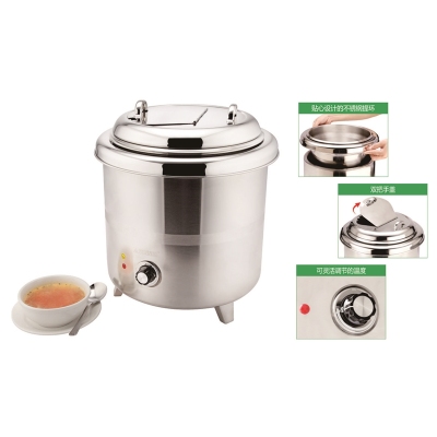 Authentic Direct Sales Sunnex Stainless Steel Electronic Soup Heating Pot Buffet Insulation Soup Stove Soup Pot