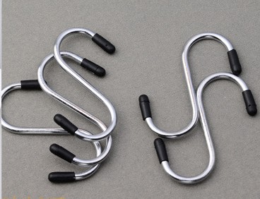 金属S型挂钩 不锈钢挂钩 便携钩(5个装)