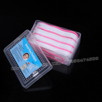 塑料牙线方盒一次性牙齿清洁工具50支