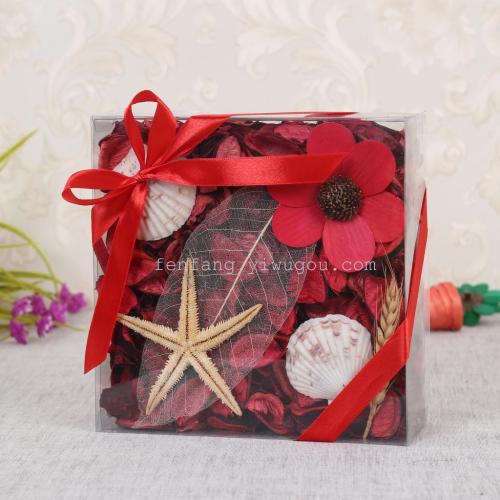 Christmas Gift Crafts Aromatherapy Decoration Car Decoration Dried Flower Box Sachet Sachet Starfish Shell Ornament