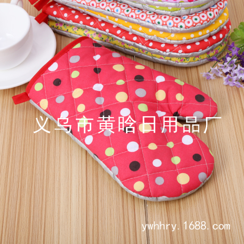 Factory Direct Sales Microwave Oven Gloves Heat Insulation Gloves Anti-Scald Baking Gloves