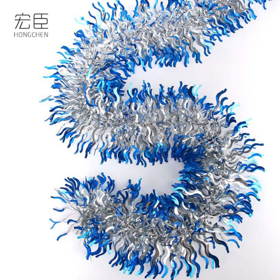 2016圣诞节毛条彩带 加厚   婚庆佳节布置用品店铺装饰