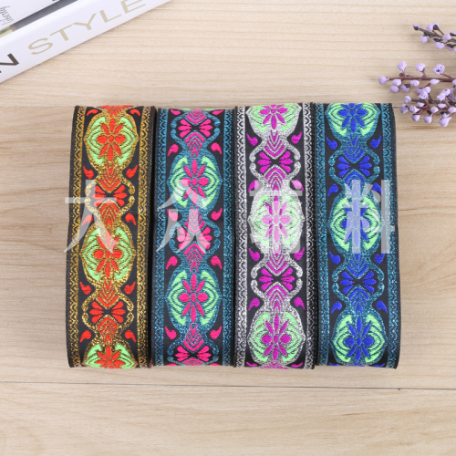 colorful ethnic style laciness ribbon accessories factory direct sales