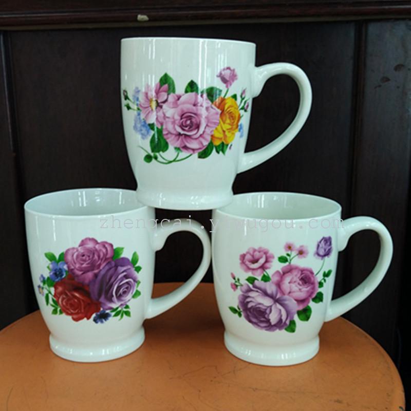陶瓷杯  烤花杯 马克杯 日用陶瓷杯