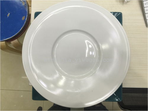 11-inch diamond large plate ceramic plate ab grade white plate