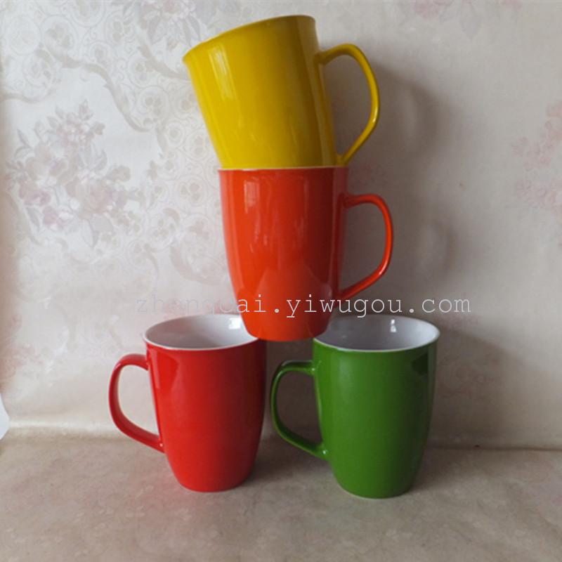 陶瓷杯 色釉杯  广告杯 陶瓷马克杯 咖啡杯