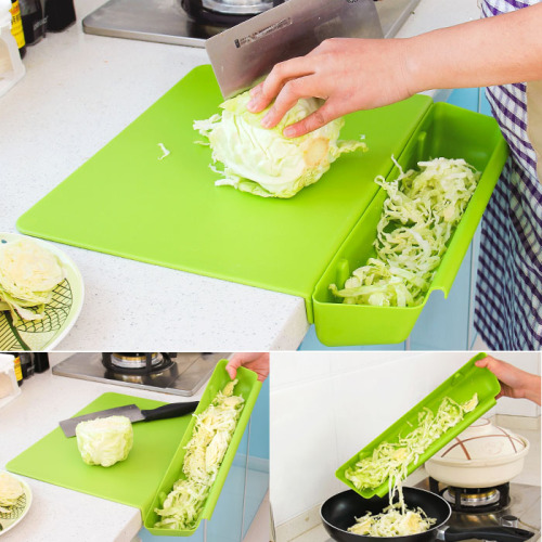 Kitchen Cutting Board Detachable Two-in-One meat Cutting Board Fruit Non-Slip Chopping Board