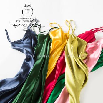 2016春夏真丝吊带连衣裙打底衬裙内衣性感睡