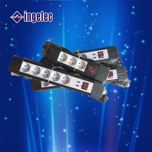 Factory Direct Sales French Jack Power Strip Socket with USB Patch Board