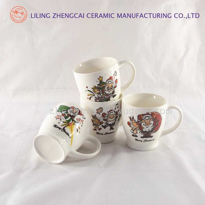 陶瓷杯 咖啡杯 广告促销杯 圣诞节杯