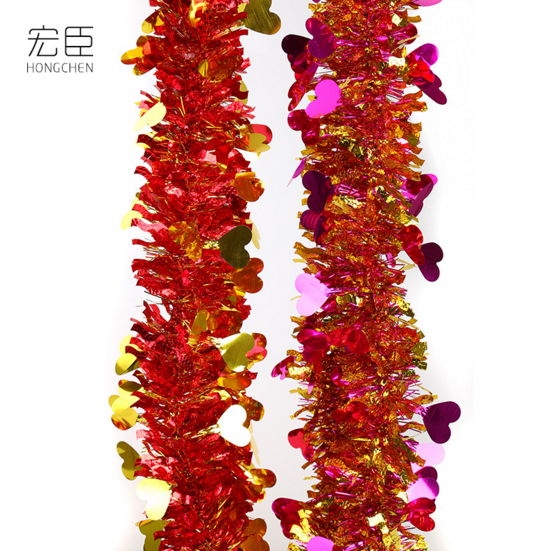 2015圣诞树 生日派对舞会演出表演装饰亮光纸彩带彩条