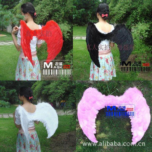 old pan adult 60x80cm dance stage performance dress-up supplies feather angel wings