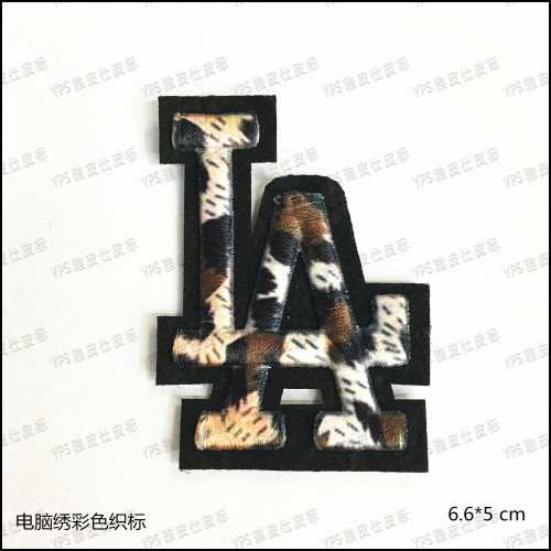 Embroidery Color Woven Label Colorful Color Style Duoduo Factory Direct Sales Customization as Request 