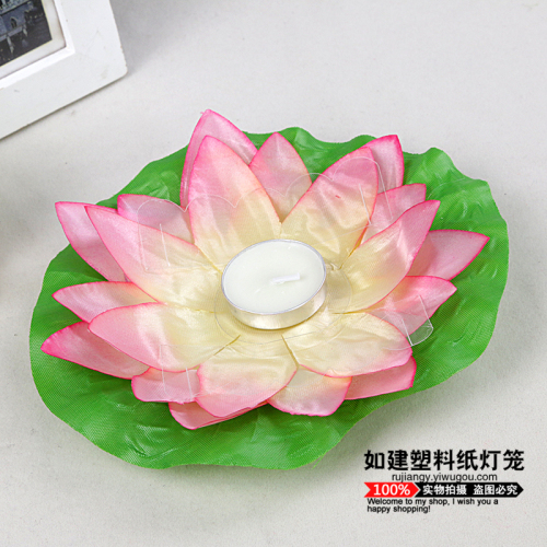 tanxi silk cloth lotus lamp water lamp lotus lotus lamp buddha kong ming wish river lamp