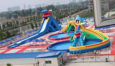 Outdoor large inflatable toy water park