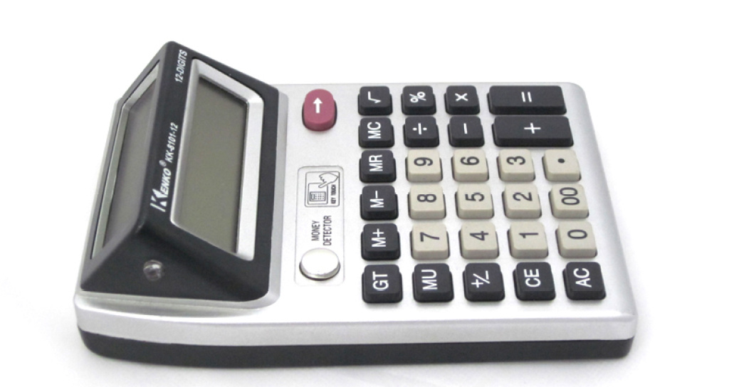kenko计算器 kk8101 双屏幕验钞灯