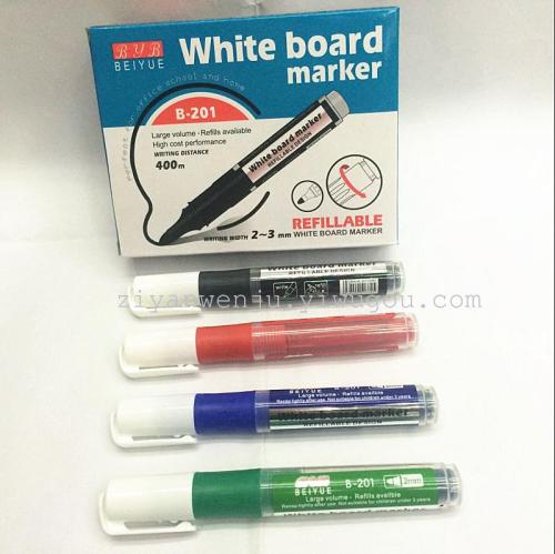 B-201 Straight Liquid Whiteboard Pen Replaceable Refill Whiteboard Pen