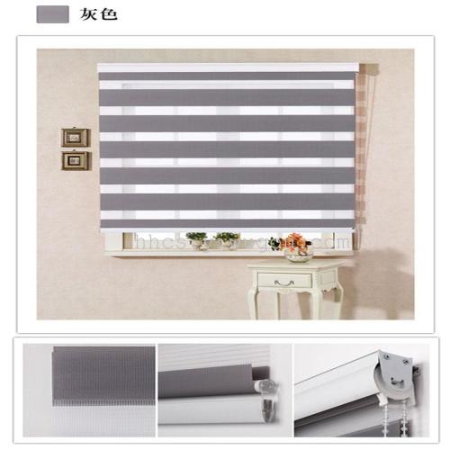 korean monochrome soft gauze curtain zebra curtain bathroom study office curtain factory direct roller blinds