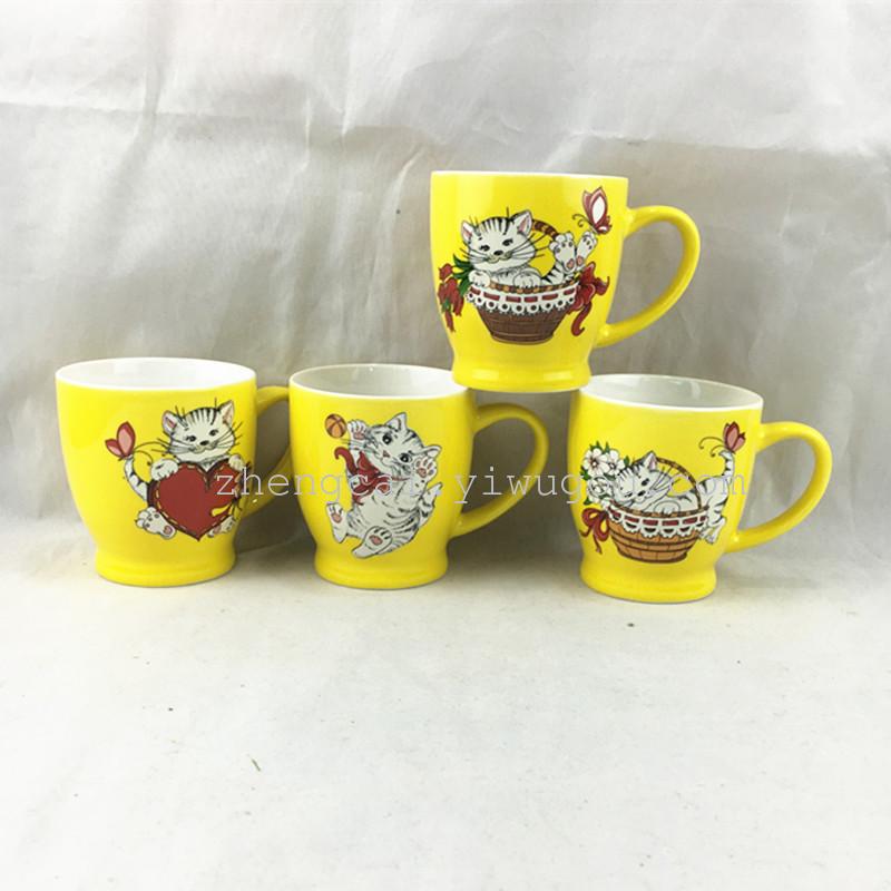 陶瓷杯 儿童卡通杯  广告礼品杯 日用杯
