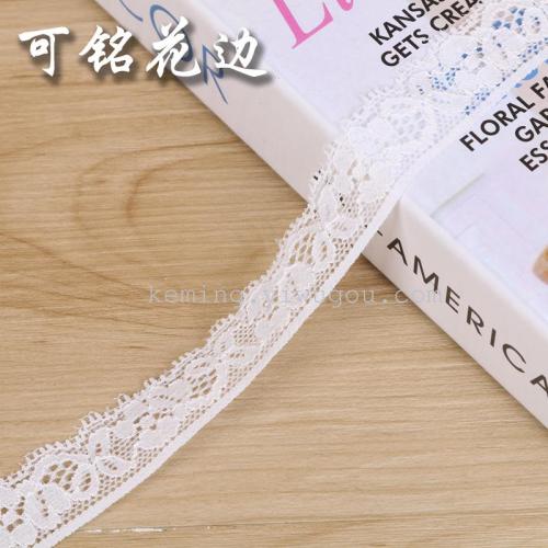 White Wavy Eyelash Lace Skirt Clothing Accessories Embroidery Edge Material