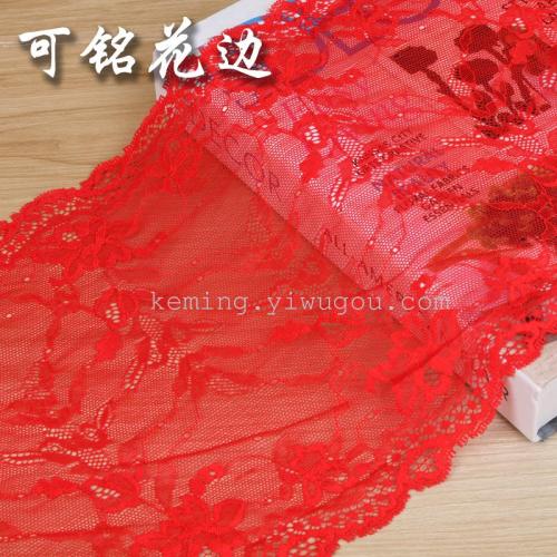 Factory Direct Sales Red Woven Wide Lace Ribbon Skirt Clothing Accessories