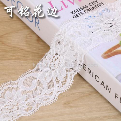 White Lace Clothing Accessories Embroidery Fabric