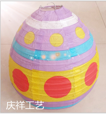 egg-shaped paper lantern customizable size paper lantern paper chandelier