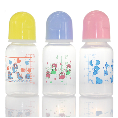 Apple Bear Bottle Factory Direct Sales Baby Standard Mouth Drop-Resistant Pp Feeding Bottle Wholesale 150ml